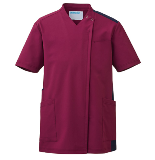 766スクラブジャケット半袖（男女兼用）