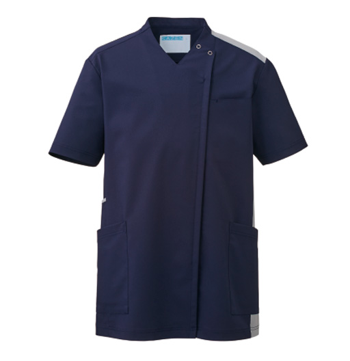 766スクラブジャケット半袖（男女兼用）