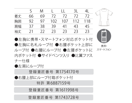 KZN710レディススクラブジャケット半袖(衿付)(ボルドー×ネイビー/S