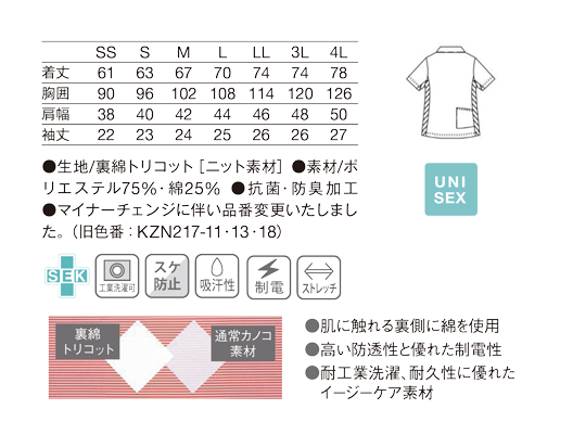 KZN217ポロシャツ(サックス×ダークネイビー/SS)｜KAZEN公式オンライン